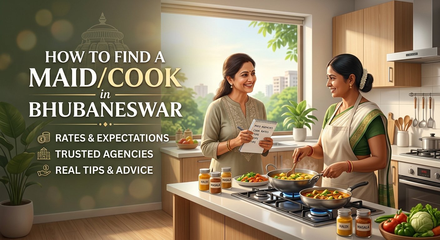 How to find a maid or cook in Bhubaneswar 2026