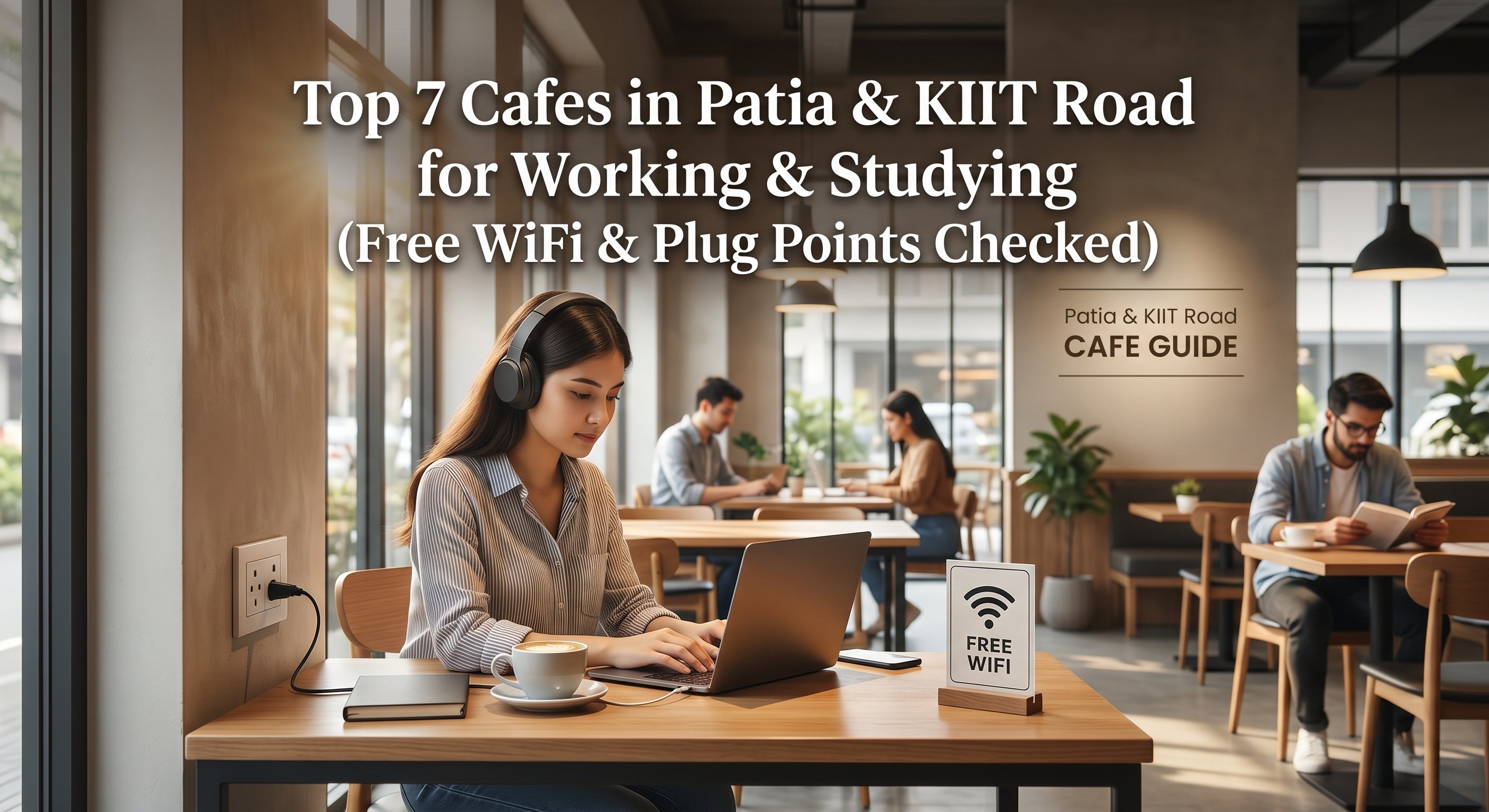 Top cafes in Patia and KIIT Road Bhubaneswar for working and studying — WiFi and plug points checked 2026