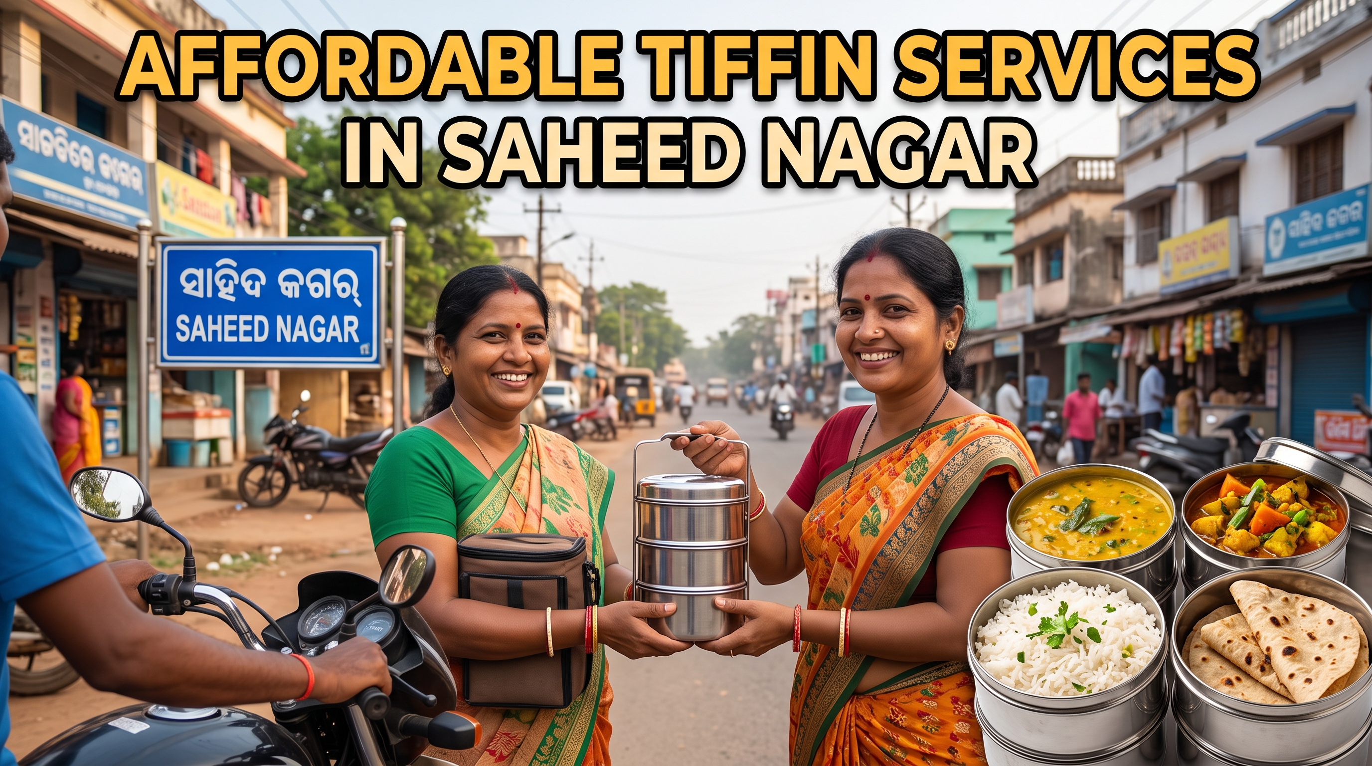 Affordable tiffin services and home food delivery in Saheed Nagar, Bhubaneswar