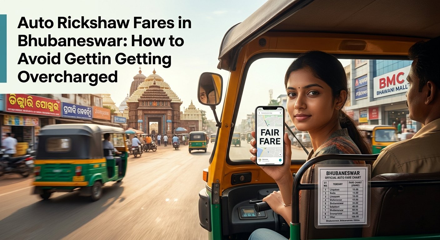 Auto rickshaw fares Bhubaneswar 2026 avoid overcharging