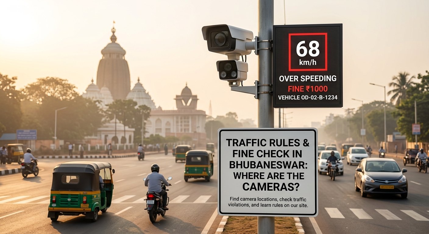 Traffic cameras and ANPR enforcement in Bhubaneswar — speed detection and e-challan system 2026